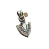 Plata de Ley s925 Flecha Personalizada Tendencia Vintage Hacha King Kong Colgante de Plata Tailandesa Estilo Europeo y Americano para Hombre