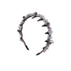 Industria Pesada Diadema con Cabeza de Peine de Dientes de Cristal Femenina Estrella Sueño Borracho Rocío Calavera Alta Accesorios para el Cabello Lujo Ligero Sensación de Alta Gama Tocados Accesorios para el Cabello Venta al por Mayor
