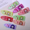 Clip para el Cabello DIY de Niña Pequeña con Forma de Bala Acrílica Esmerilada Impreso Materiales para Accesorios del Cabello Clip Lateral de Pato