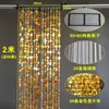 Cortina de Contas Acrílicas Globulares para Casamento Decoração de Teto de Salão de Casamento de Cristal Fio de Lantejoulas Douradas Prateadas Enfeites Pendurados