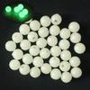 Paquete de 100 cuentas luminosas planas para pesca, señuelos redondos de Texas para pesca, accesorios fluorescentes Luya Soft Bait