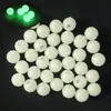 100/paquete perla plana luminosa para tapar grupo de pesca Texas frijol redondo señuelo tapón pez fluorescente Luya Señuelo Suave