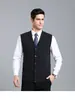 Chaleco de Punto de Lana para Hombre Yingao Otoño Invierno Cuello en V Chaleco de Punto para Hombre de un Solo Botón Sin Mangas para Adultos Mayores Suéter de Color Sólido para Negocios