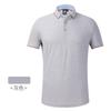 Camiseta de manga corta con solapa y logotipo bordado, personalizada, con estampado cultural, estilo polo, publicitaria