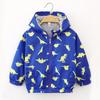 Ropa de Carga para Niños Abrigo para Niño Primavera Nuevo Ropa para Niños Bebé Dibujos Animados Dinosaurio Cierre Camisa Chaqueta Cortavientos