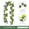 Nueva Hiedra de Hoja Verde Hojas de Eucalipto Artificiales Decoración del Hogar Sauce Retorcido Hojas de Dinero Planta Colgante de Pared
