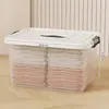 Caja de Almacenamiento Semitransparente Engrosada, Caja de Almacenamiento de Ropa para el Hogar, Caja de Almacenamiento de Juguetes, Caja de Almacenamiento y Organización de Gran Capacidad, Personalizada