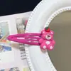 Osito de Fresa Pinza para el Cabello de Moda Pinza para el Flequillo para Niñas Niños Pinza Bb Pinza Lateral Pasador Accesorio para el Cabello Ins