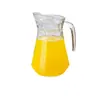 Tetera de Vidrio de Gran Capacidad para Agua Fría Juego de Vasos Gruesos para Agua Juego de Jarras de Vidrio para Cerveza Tetera Doméstica para Agua Fría