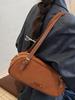 Bolsa Feminina Casual Estilo Coreano Ocidental Nova Outono 2025 Nicho Retro Moda Casual Bolsa de Ombro/Sobrancelha Bolsa Baguette