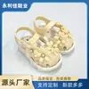 Sandalias de Verano para Niñas, Estilo Princesa, Zapatos Cerrados para Caminar para Bebés y Niños Pequeños, Venta al por Mayor desde el Fabricante, Comercio Electrónico, Comercio Exterior, Anti-Pateadas