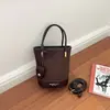 Bolsa transversal de moda coreana muito estilosa, nova bolsa de mão para o início do outono de 2026, bolsa tipo balde da moda, bolsa de ombro única e moderna