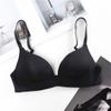 Ropa interior fina sin costuras de estilo japonés transfronterizo para mujeres con bustos pequeños, push-up, sin aros, cómoda, transpirable, sujetador de copa triangular para mujeres