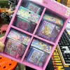 Kappibala Mini Cadeado de Bolso Livro Sanrio Kulomi Caderno de Anotações Manual Livro de Conjunto de Cola PU Descompressão