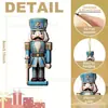Producto Nuevo Transfronterizo Juego de 12 Piezas de Cascanueces de Madera Decoraciones Navideñas Soldado Marioneta Colgantes Decoración de Árbol de Navidad