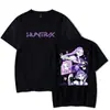 Novas Camisetas Casuais Largas de Manga Curta Estampadas Transfronteiriças para Homens e Mulheres 2025