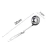 Escumador para Hot Pot Aço Inoxidável 304 Colher de Sopa Pequeno Conjunto Doméstico para Servir Sopa e Mingau, Colher de Sopa Anti-Queimadura com Cabo Estendido