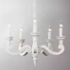 Lámpara de araña de madera simple estilo country americano Rh Iluminación creativa francesa para sala de estar, comedor, dormitorio, habitación de princesa y vestidor