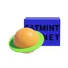 Juguete Original de Bola de Hierba Gatera Lindo Caracol Gato Auto-Entretenimiento Descompresión Juguete para Molestar Gatos Mascotas Molienda de Dientes Masticar##
