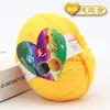 4 Ovillos de Hilo Acrílico para Bebé para Tejer a Mano, Hilo Mediano-Fino para Crochetar Zapatillas, Kit de Materiales de Hilo Acrílico para Crochet de Muñecas