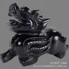 Adornos de jade de obsidiana natural al por mayor, un par de decoraciones de jade para el hogar y la oficina, regalos de inauguración de casa y decoraciones para ceremonias de apertura
