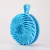 Cepillo de Baño de Silicona de Doble Cara Peine para Champú Dos en Uno Artefacto para Lavar el Cabello Artefacto de Exfoliación Dolorosa Cepillo Masajeador del Cuero Cabelludo