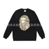 Sudadera con Capucha de Manga Larga Estampado de Camuflaje con Letras, Holgada, Cuello Redondo, Moda Otoño e Invierno, Nueva para Hombre y Mujer