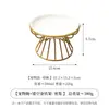 Tigela Criativa de Pata de Gato Osso de Peixe para Animais de Estimação com Suporte para Tigela Tigela Doméstica para Gato Tigela para Cão Tigela de Cerâmica para Beber Utensílios para Comida de Gato e Cachorro com Suporte