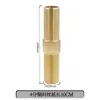 Adaptador Roscado de Acero Inoxidable Reductor Doble Rosca Macho Extensión Directa de 1/4 de Pulgada a 3/8 de Pulgada, 1/2 Pulgada, 3/4 de Pulgada a 1 Pulgada Accesorios para Tuberías de Agua