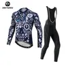 Xintown Tropical Preto Outono Roupa de Ciclismo Nova Roupa de Ciclismo Outono Roupa de Ciclismo Feminina Conjunto Longo