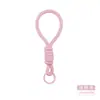 Chaveiro Lanyard de Corda Trançada Monocromática de Nylon Masculino e Feminino Mosquetão Casal Corda de Mão Pingente de Bolsa Lanyard para Celular Chave
