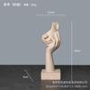 Adornos de arenisca estilo europeo figura abstracta simple escultura oficina sala de estar escultura decoraciones artísticas transfronterizo