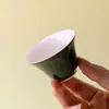 Taza de Té Verde Hoja de Bambú con Esmalte Mineral Original Ino Kui Song, Taza Maestra Exquisita Hecha a Mano de Lujo Ligero, Taza de Degustación para Juego de Té Kung Fu, Taza Individual