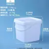 Caixa de Almoço Descartável Aquecível, Selada, de Grau Alimentício, com Tampa, Recipiente Quadrado de Plástico, Recipiente para Armazenamento de Água de Pesca, Recipiente para Levar Sopa Picante
