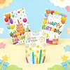 Nueva Bolsa de Empaque para Pasteles de Copo de Nieve, Bolsa de Cierre Zip de Dibujos Animados, Empaque para Productos Horneados, Bolsa con Base, Bolsa para Galletas y Dulces