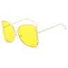 Gafas de sol de moda para mujer, estilo callejero europeo y americano, sin montura, para el sexo opuesto, elegantes, a la moda, para exteriores, conducción, gafas de sol transfronterizas