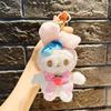 Colgante Cinnamoroll Adorno Pequeño Muñeco de Peluche Máquina de Garra Juguete de Peluche Adorno Colgante Llavero al por Mayor Muñeca de Trapo Linda