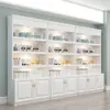 Vitrina de Cosméticos Europea de Pie Comercial Boutique Salón de Uñas Barbería Salón de Belleza Contenedor Vitrina de Exhibición de Productos