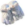 Lindos Guantes de Felpa de Gato Azul de Cinco Dedos para Mujer, Guantes Gruesos de Invierno Cálidos Forrados de Felpa, Resistentes al Viento para Ciclismo, Nuevo Modelo 2026