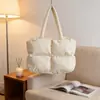 Bolso Tote de Moda y Sencillo, Bolso de Hombro Acolchado, Bolso de Mano Versátil de Nicho 2026, Bolso Cuadrado Acolchado Cruzado