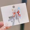 Pasador de Mariposa Móvil Celebridad de Internet Nuevo Llegada Mariposa Estilo Coreano Pasador Simple Flequillo de Hada Pinza Lateral Accesorios para el Cabello