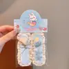 Pegatina de Flequillo de Velcro para Niñas Peine Organizador Domador de Cabello Rebelde a Cuadros Color Café con Leche Pinza para Cabello de Bebé Accesorios para el Cabello