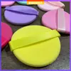 Esponja de Maquillaje Doble Cara Sin Látex Húmeda y Seca Líquida No Comestible Tarta de Piña Esponja Q-Bomb Huevo Yema Pie Esponja de Cojín de Aire