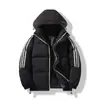 Chaqueta de plumón con capucha de invierno para hombre, gruesa y cálida, para pareja, casual, tipo pan, holgada, de algodón, venta al por mayor