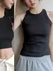 Camisola Grande de Cruzamento Feminina Roupa Íntima Verão Sem Mangas Sexy Roupa Externa Slim Camisola Costas