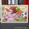Moldura de madeira 24 peças de madeira quebra-cabeça de avião animal dos desenhos animados das crianças educação infantil brinquedos educativos de madeira