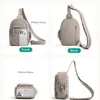 Mochila de Plumas Transfronteriza para Mujer Bolso Cruzado Portátil Multifuncional Viaje de Negocios Trayecto Diario Bolso de Hombro Ligero Bolso Lion Ling