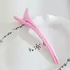 Pinzas de cocodrilo coloridas sin costuras del fabricante para seccionar el cabello, pinzas de posicionamiento para levantar la raíz y dar volumen en la coronilla, venta al por mayor transfronteriza