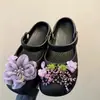Nuevos Encantos de Zapato de Moda con Flores Artificiales tipo Uva con Perlas, Hebillas de Zapato de Gama Alta Adecuadas para Zapatos de Ballet y Zuecos, Hebillas Decorativas