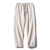 Calça Skinny Personalizada Estilo Harajuku Outono Estilo Coreano Solta Tendência Cor Sólida Versátil Casual Calça Esportiva Quente Masculina